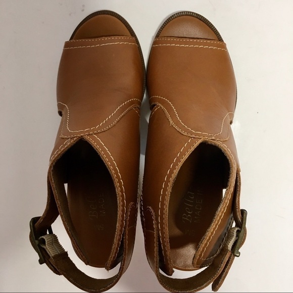 Bella Vita Viv Italy Leather Block Heel Sandals 5M - Picture 4 of 16